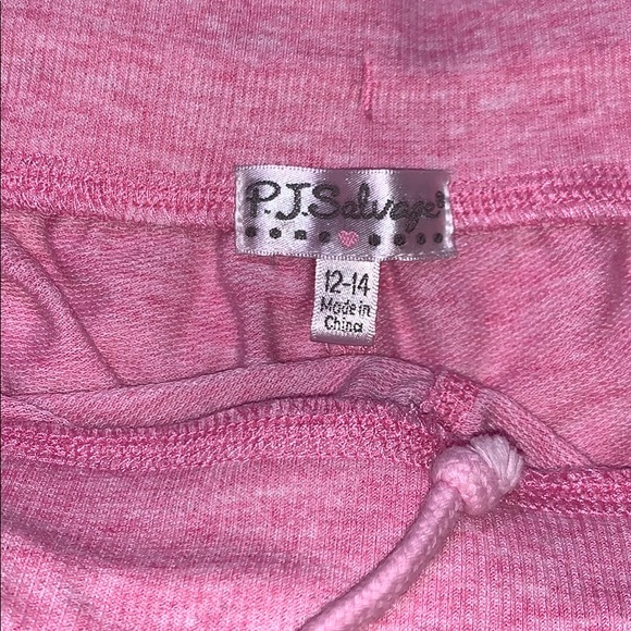 Set of Pink Girls Pajama Shorts - Picture 3 of 9